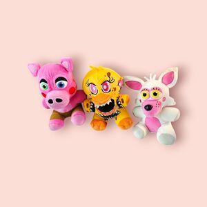 Set of FNAF plush